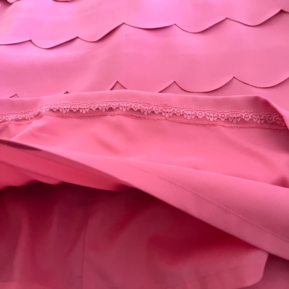 WHBM Pink Scalloped Sleeveless Dress - Picture 4 of 8